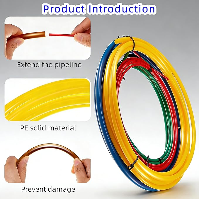 Kit de 4 tubos de cobre para extensión de aire acondicionado de 4 metros miniatura 2