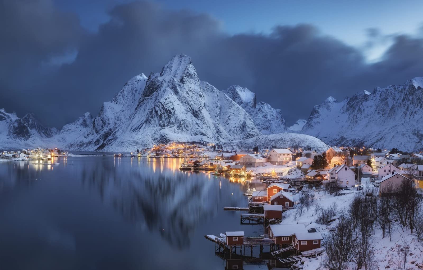 Puzzle da 1500 pezzi,puzzle per adulti,impossible puzzle,gioco di abilità colorato,gioco di abilità per tutta la famiglia,puzzle per adulti,Norvegia,Isole Lofoten,Lofoten,87x57cm