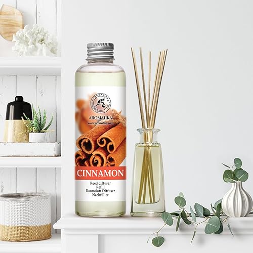 Miniatura 7 de Recambio de difusor de varillas de canela con aceite esencial natural de canela de 6.8 onzas líquidas, fragancia fresca y de larga duración,