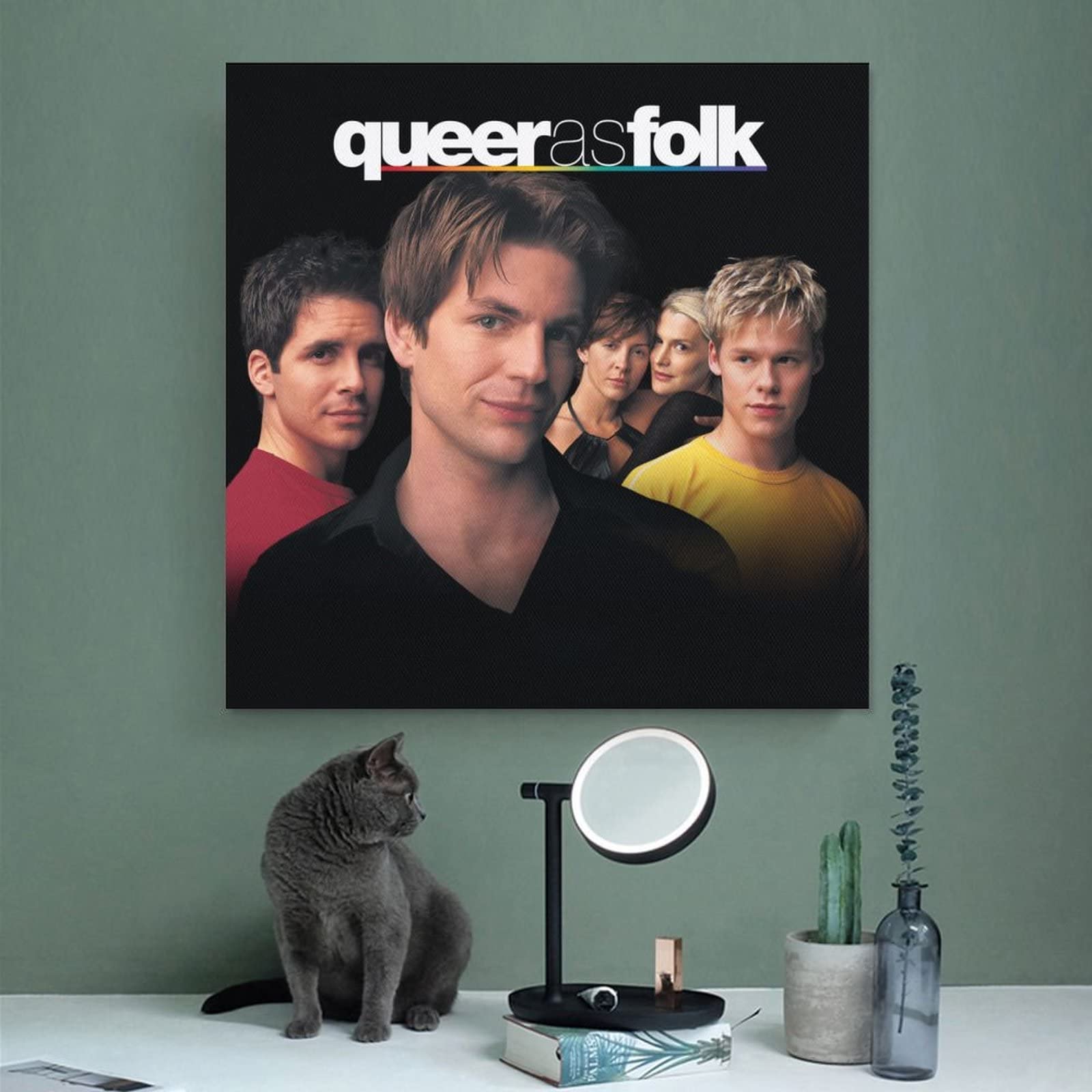 Queer As Folk Leinwandposter 20x30cm - Wanddekoration Für Schlafzimmer Und Büro