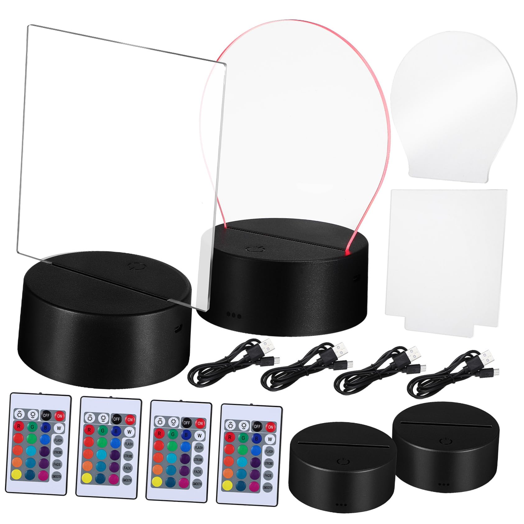 Lampe 3D LED Acrylique CAP - 16 Couleurs Avec Télécommande - Idée Cadeau Lampe De Nuit