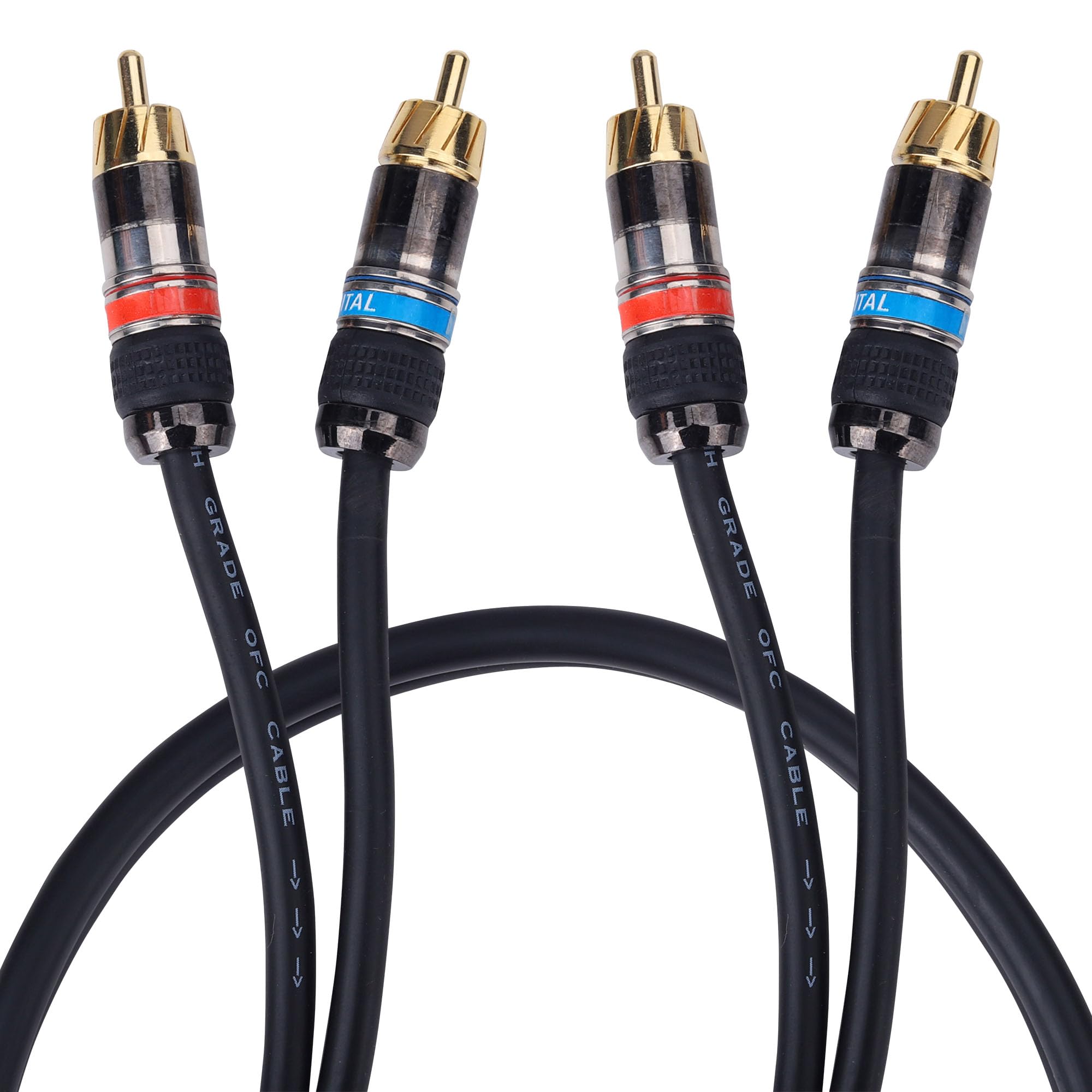 MX 2 RCA To 2 RCA OFC Cable & HOME THEATRE Cable With Gold-Plated 2 RCA Male to 2 RCA Male Stereo Audio Extension Cable [Copper Shell] [Heavy Duty], RCA Cable-1.5 Meter (MX-2135) (B0BNMB228Q) Amazon Price History, Amazon Price Tracker