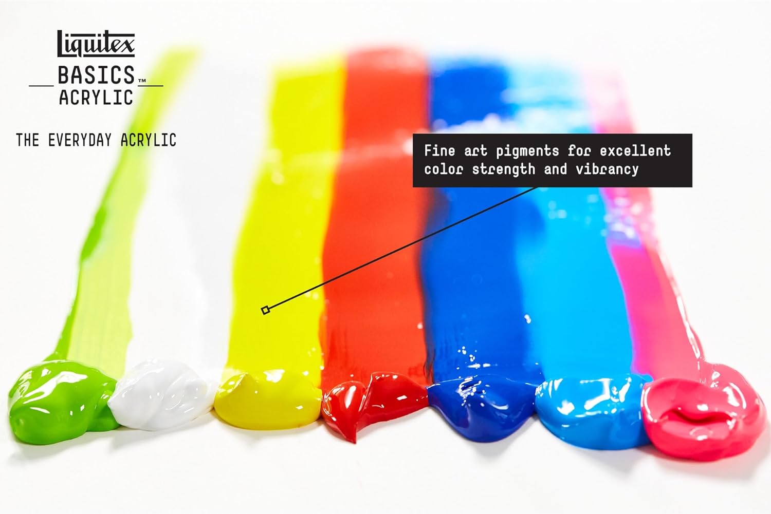 Liquitex 1058343 Basics Acrylic Paint 22 ml - Metallic Yellow Gold - Artist Acrylic Paint, Highly Pigmented, Lightfast, Medium Viscosity, Silky Gloss, Opaque - Ideal for Canvas, Wood & Paper