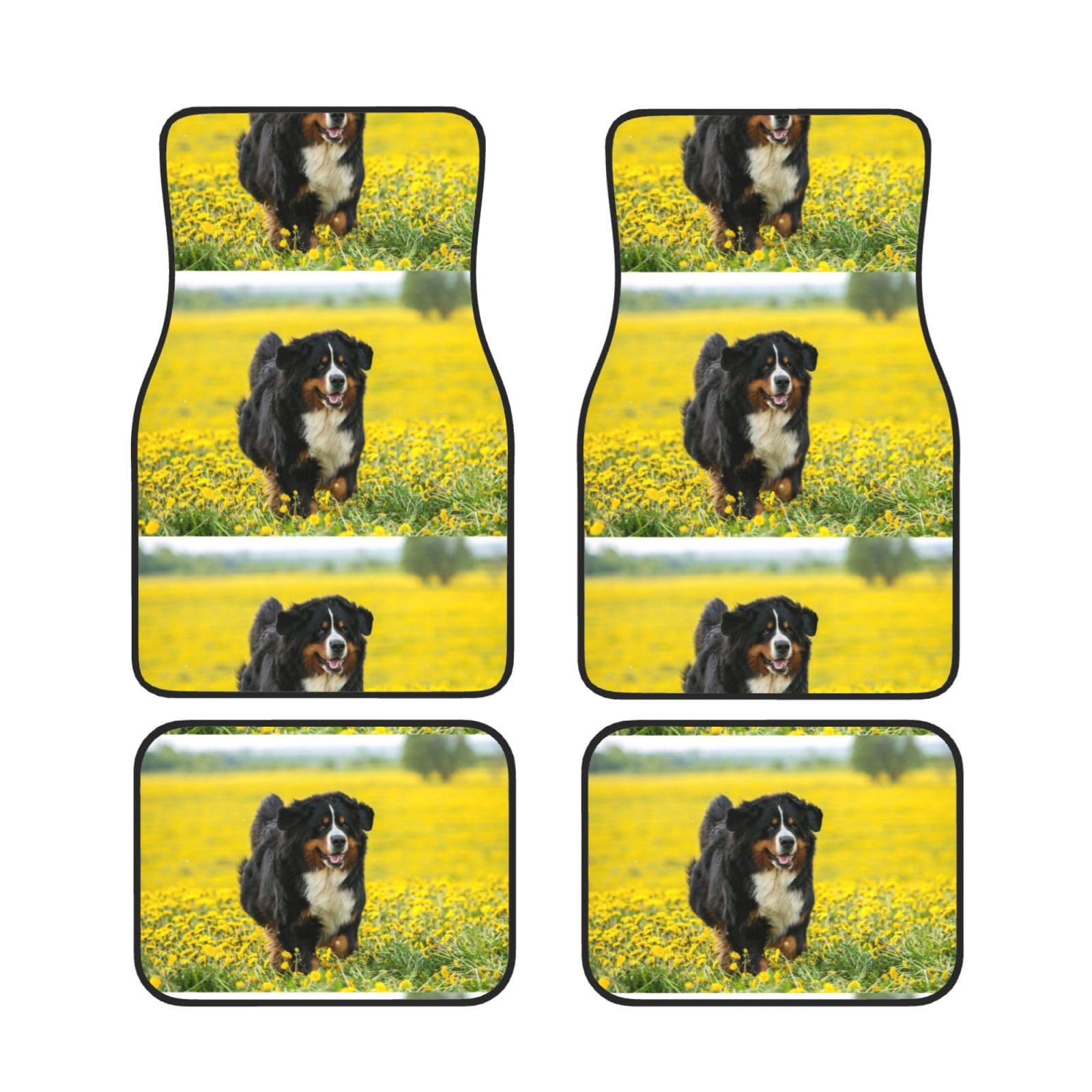 Alfombrillas de coche de Boyero de Berna juego de protectores de neopreno para amantes de perros 7