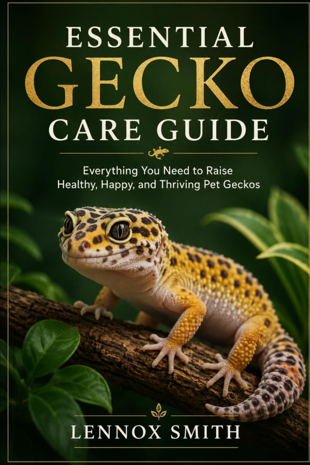 ESSENTIAL GECKO CARE GUIDE: Everything You Need to Raise Healthy, Happy, and Thriving Pet Geckos
