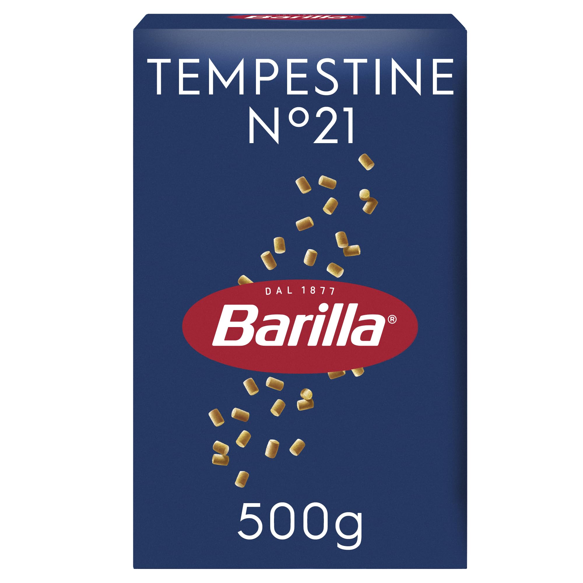 Barilla Pasta Tempestine N.21, Pastina di Semola di Grano Duro, 500g