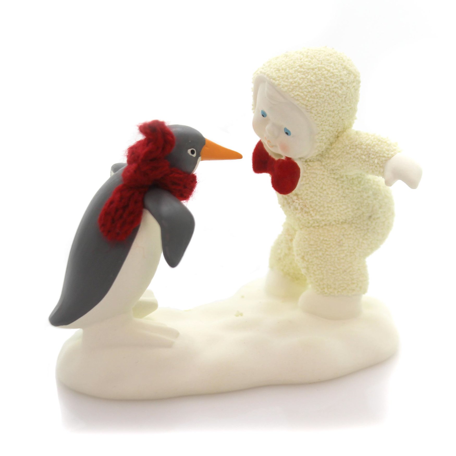 Department 56 Snowbabies Classics Talk of the Town Figurine, 3.625 inch