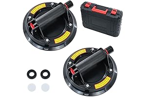 Glass Handling Suction Cups, Lifts Up to 440lbs