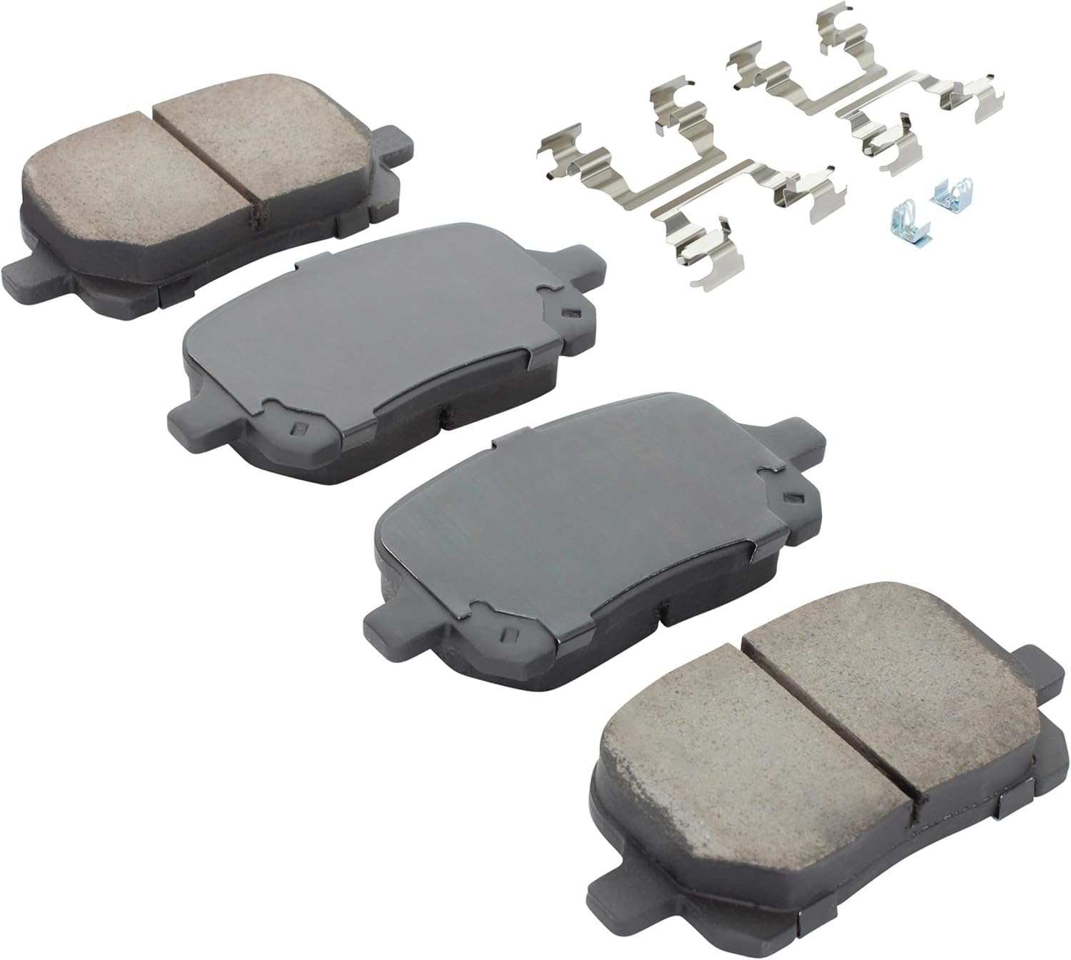 QUALITY-BUILT Front Ceramic Brake Pads, Premium 1001-0707C, Compatible with 1997-2004 Lexus/Toyota (Avalon,Camry,ES300,RX300,Solara)