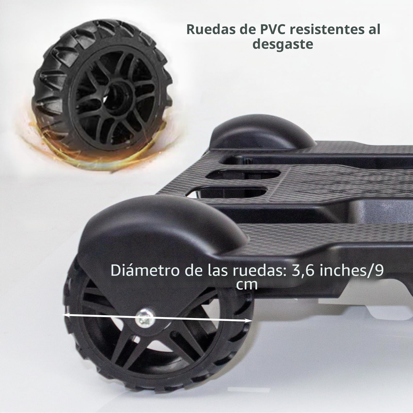 Carro de mano plegable, carrito de mochila, carrito de equipaje resistente con 2 cuerdas elásticas para equipaje, mochila, viajes, mudanza, compras, uso en la oficina