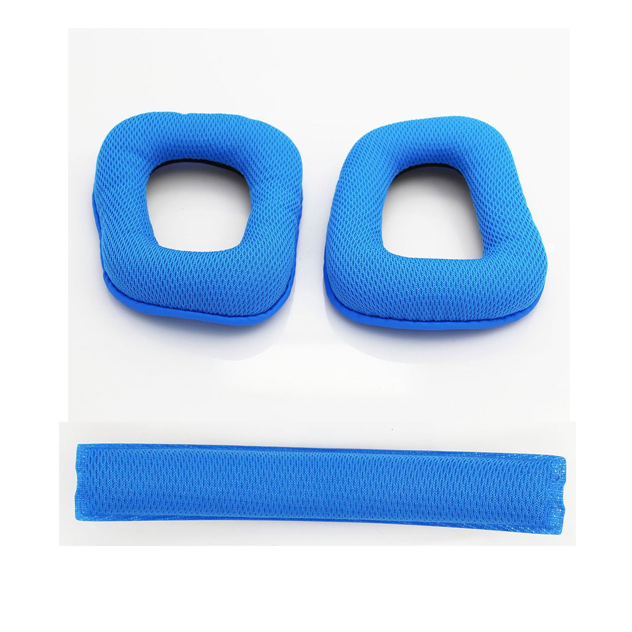 Replacement earpads Ear Cushions Memory Foam Headphone Pad Ear Covers (for LogitechG930 G430 Blue)