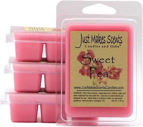 Miniatura 4 de Paquete de 2  Cera perfumada de guisante dulce que se derrite por Just Makes Scents