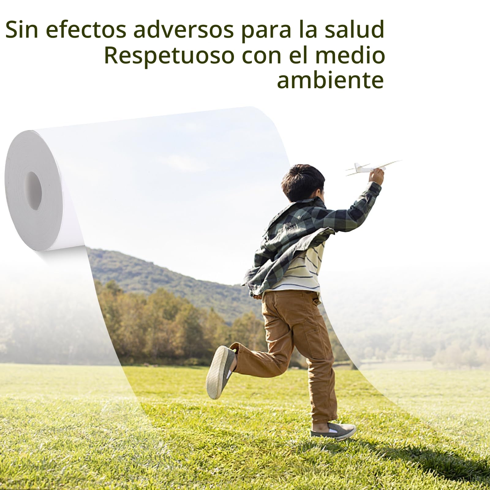 CRESZZLE Papel térmico para cámaras instantáneas infantiles - 10 rollos,papel fotográfico, Apto para niños,Fácil de reemplazar,Compatible con varias mini printer