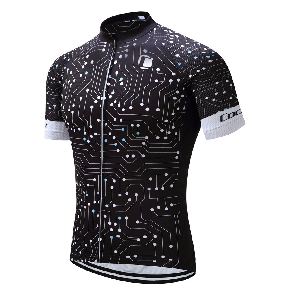 Coconut Ropamo Summer Men's Cycling Jersey Road Bike Shirt Short Sleeve Breathable 100% Polyester