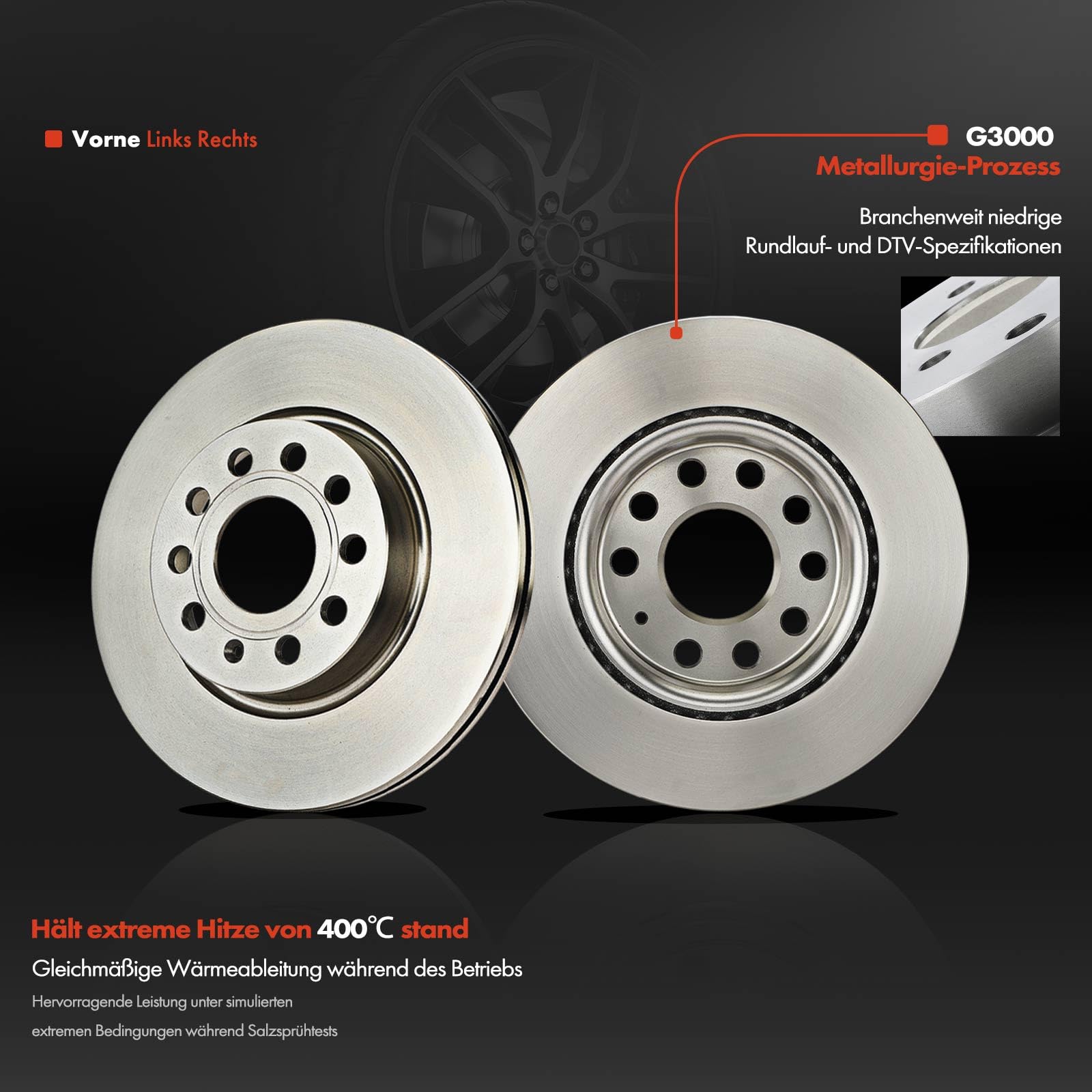 Rotinger Sport-Bremsscheiben + Beläge Vorne Für Opel Astra J Caravan Zafira | STW Tuning - Ihr Onlineshop Für KFZ-Tuning & Ersatzteile