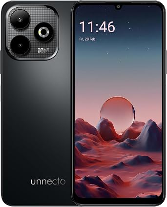 Bolt 5G | Unlocked Android Phone | 2025 | | 128GB | Black | Dual SIM, Smartphone, Android 15, 5000mAh, 6.75" 120Hz HD+ Display, 2.4GHz Octa Core, 12GB RAM, 50MP Camera, NFC, Fingerprint