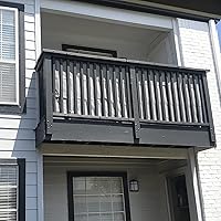 Vista 5 de MEANCHEN Cubierta para valla de privacidad de 3 x 10 pies, protección UV, resistente a la intemperie, impermeable, para apartamentos, exteriores