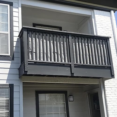 Miniatura 5 de MEANCHEN Cubierta para valla de privacidad de 3 x 10 pies, protección UV, resistente a la intemperie, impermeable, para apartamentos, exteriores,