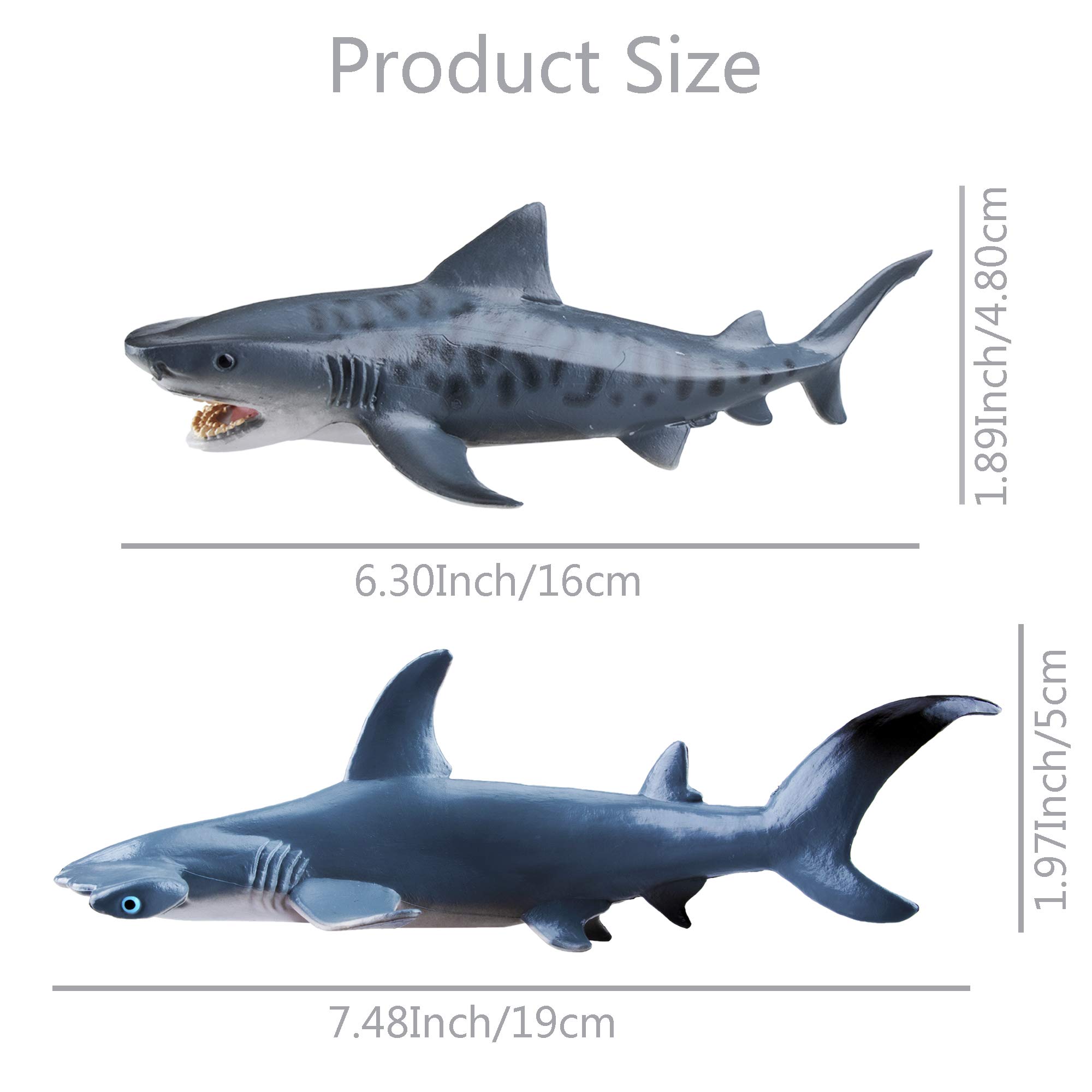 Shark Figurine Lemon Shark Toy Realistic Animal Figurines Toymany