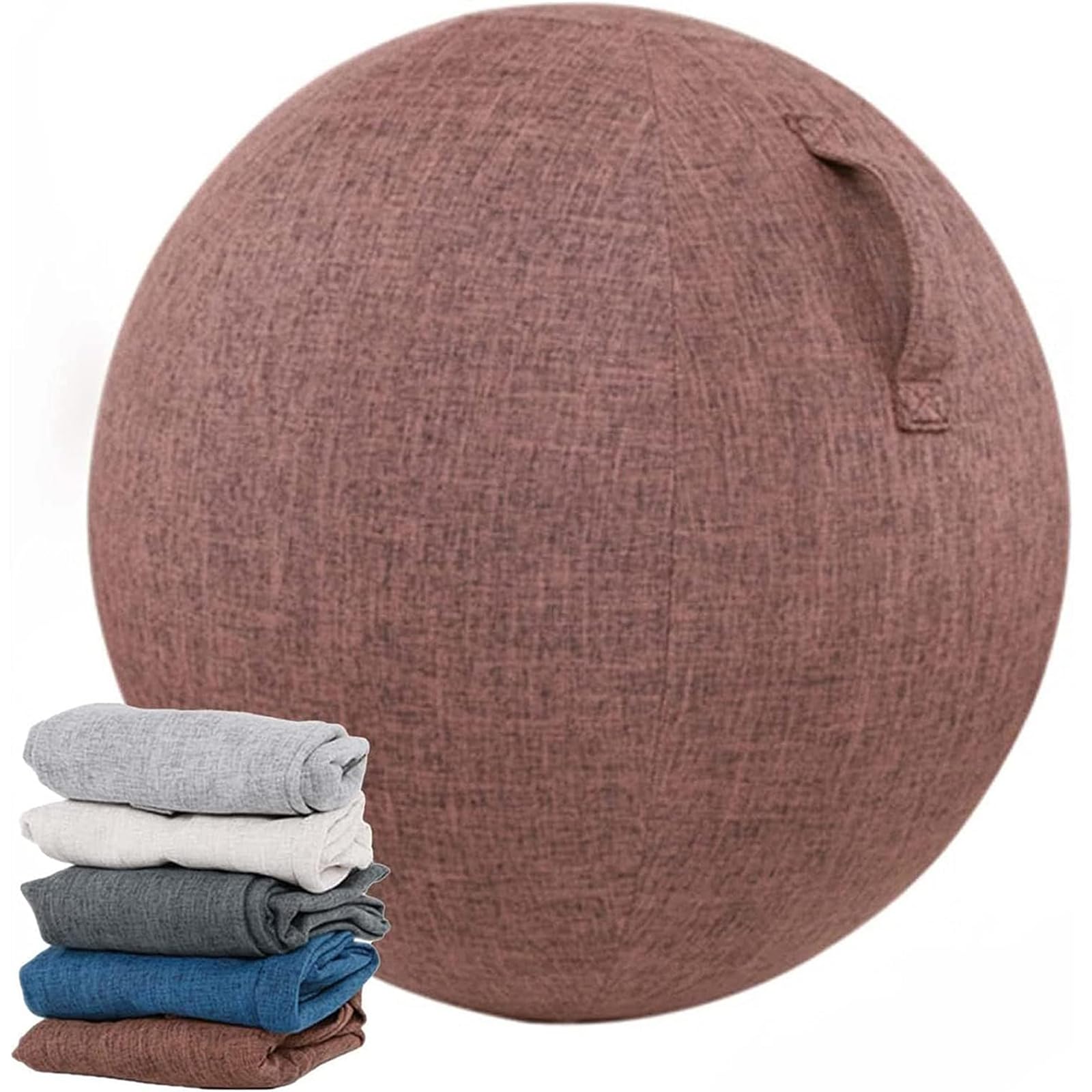 Funda Para Pelota De Ejercicio De 55 65 75 Cm Con Mango Cubierta De Pelota De Entrenamiento A Prueba De Polvo Cubierta Para Pelota De Pilates Cómodo Para Yoga Pilates Gimnasio,004,65cm/25.59inch