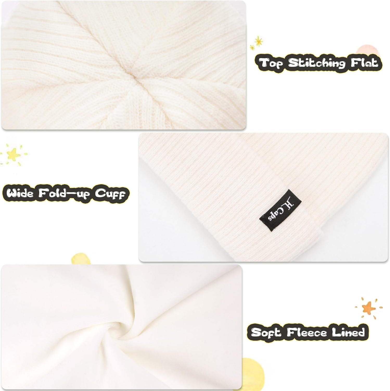 Toddler Baby Kids Winter Hats Mittens Scarfs for 6-12 Months, Beanie Gloves Neck Warmer Gifts for 2 3 4-8 Year Old Girls Boys - Image 2