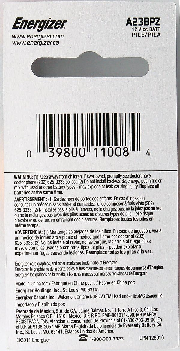 Energizer ENER A23 Watch Battery