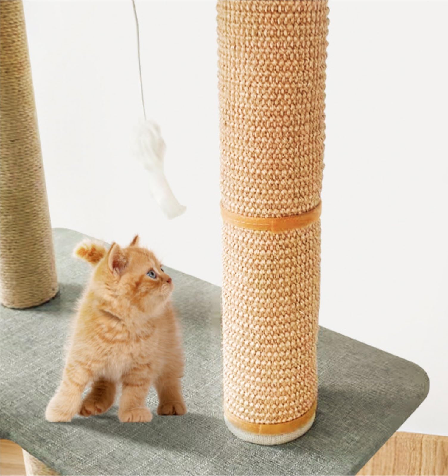 Kratzbrett Katze Katzenkratzmatte for Schutz Von Möbeln, Vielseitige Selbstklebende Anti-Katzen-Kratzunterlage for Der Couch Robustem Kratzpappe(25x65cm)