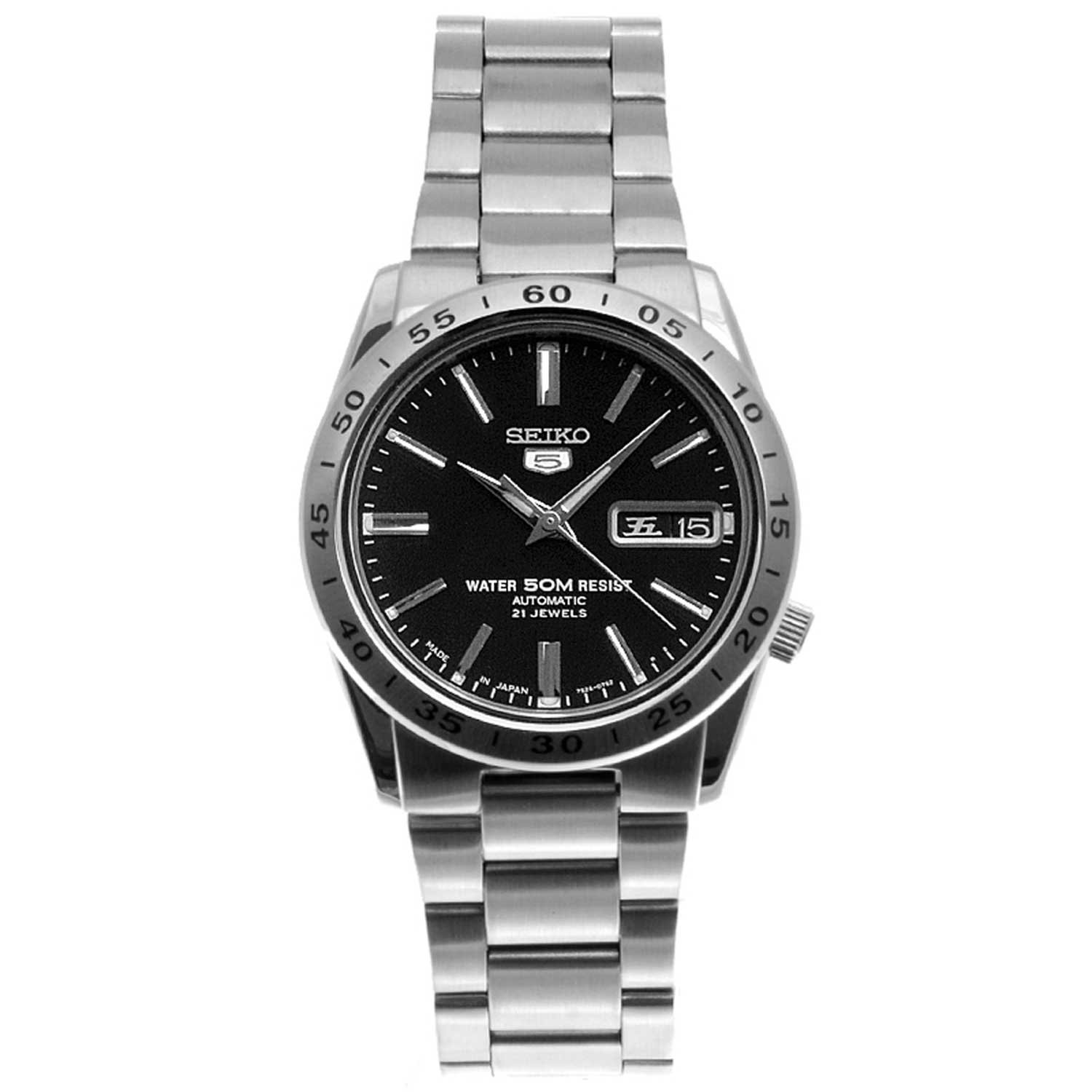Seiko 5 Automatic Black Dial Men's Watch SNKE01J1