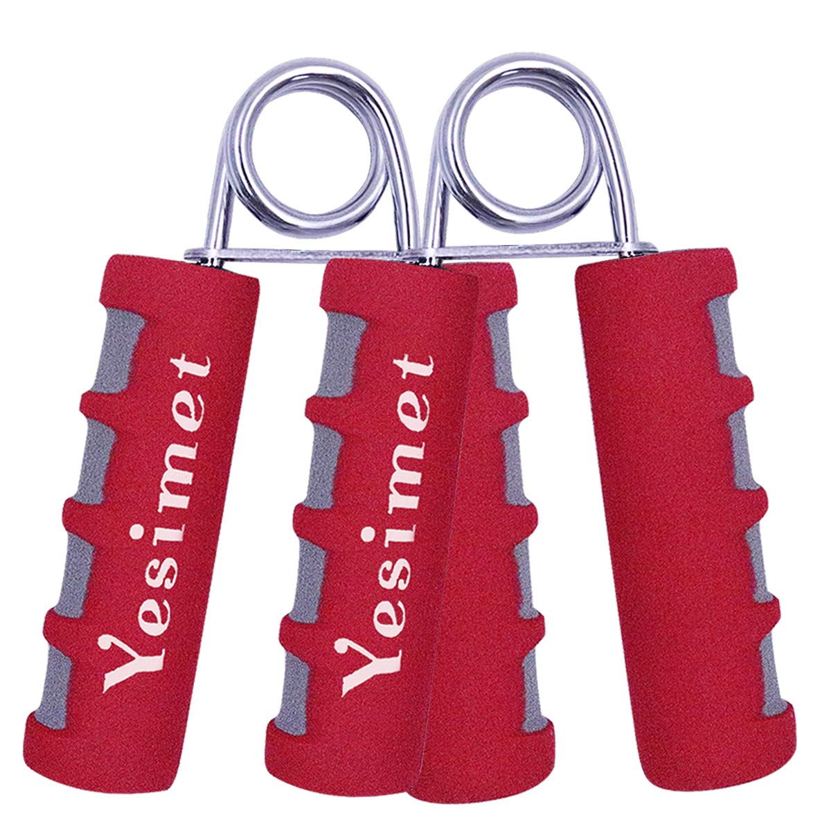 2 Pack Hand Grip Strengthener Set, Forearm Exerciser, Finger Gripper, Grip Strength Trainer, Hand Grip- Soft Foam Hand Exercise for Quickly Increasing Wrist Forearm and Finger Strength