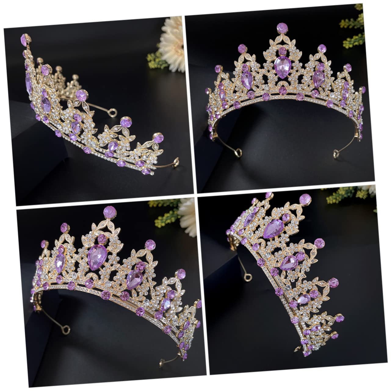 TQHGM Accessoires Crown Halskette Braut Hochzeit Braut Schmuck Brautbrautjungfer formeller Schmuck Strass