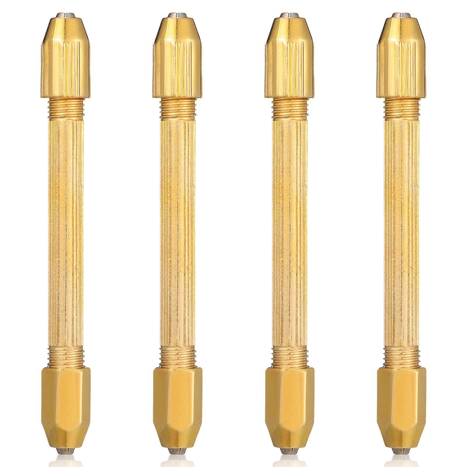 Juego de 4 mini taladros manuales Gatuida de doble cabezal para microtallado 1