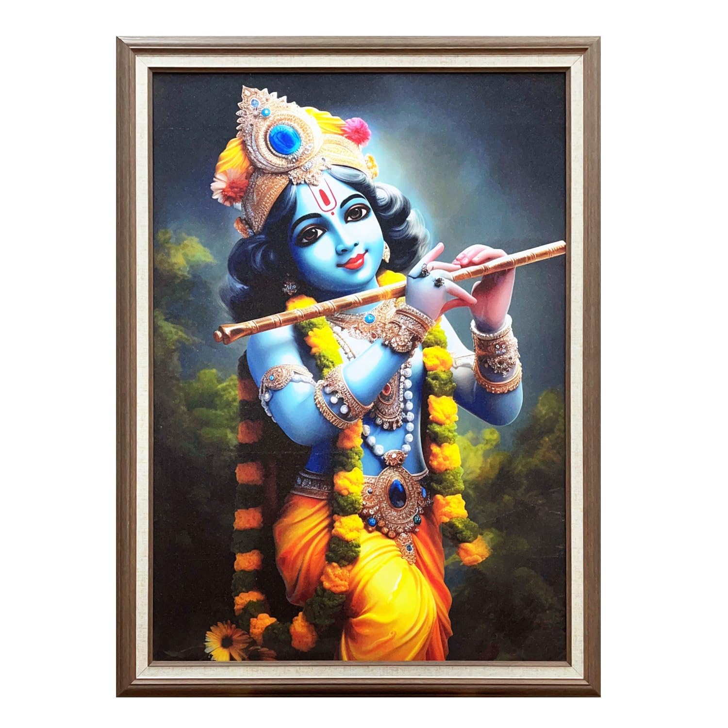 Casperme Krishna Photo Frame Painting For home and Wall Decoration Small Size Framed, Ideal For Bedroom, Hotels & Office (30 x 40 cms) (Design 1, Small) (B0DGD5PV1B) Amazon Price History, Amazon Price Tracker