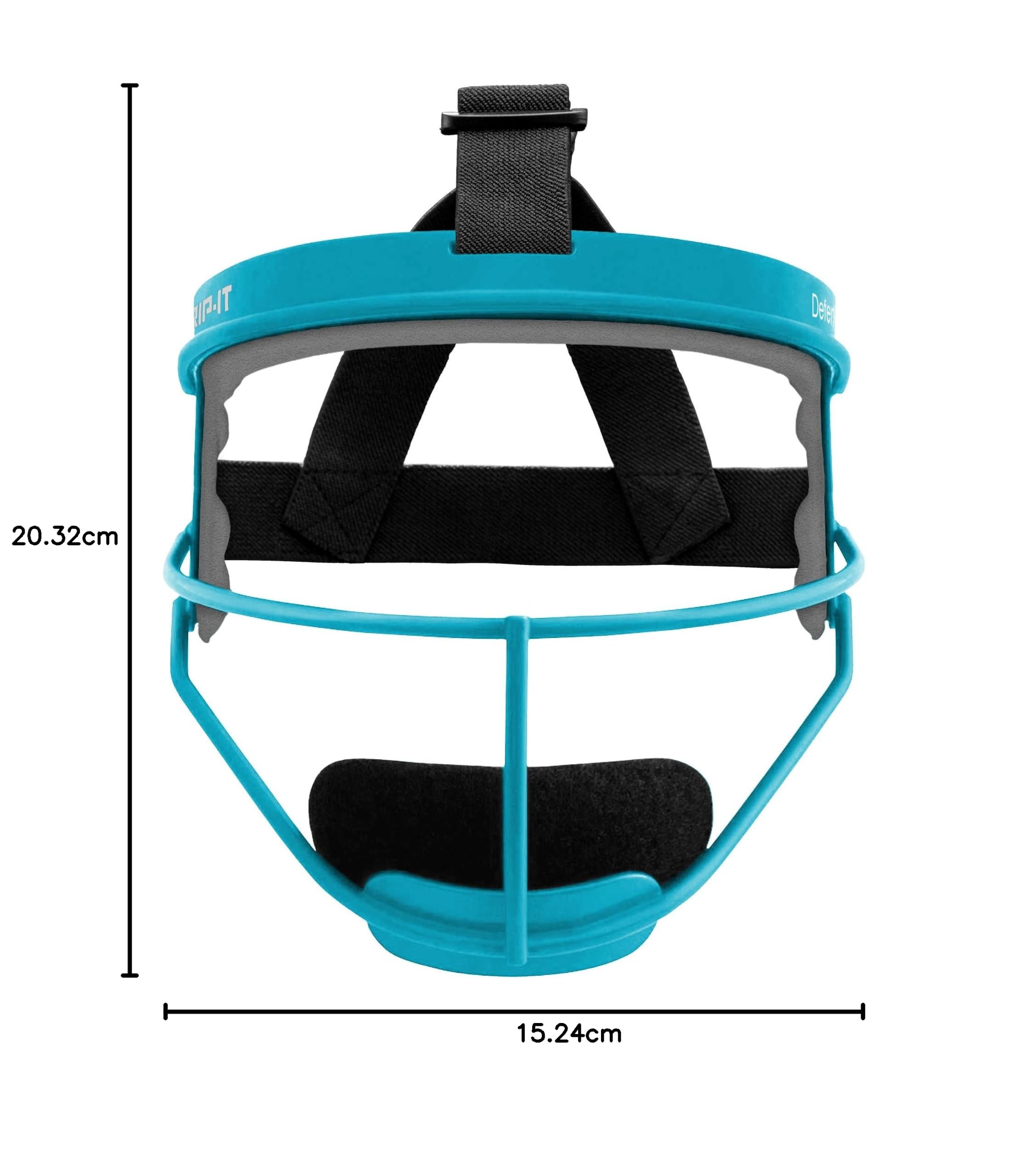 RIP-IT Original Defense Softball Face Mask | Lightweight Protective Softball Fielder's Mask