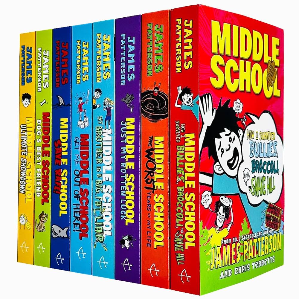 Middle School 全9巻セット ジェームス・パターソン Middle School Series Books 10 - 13 Collection Set by James