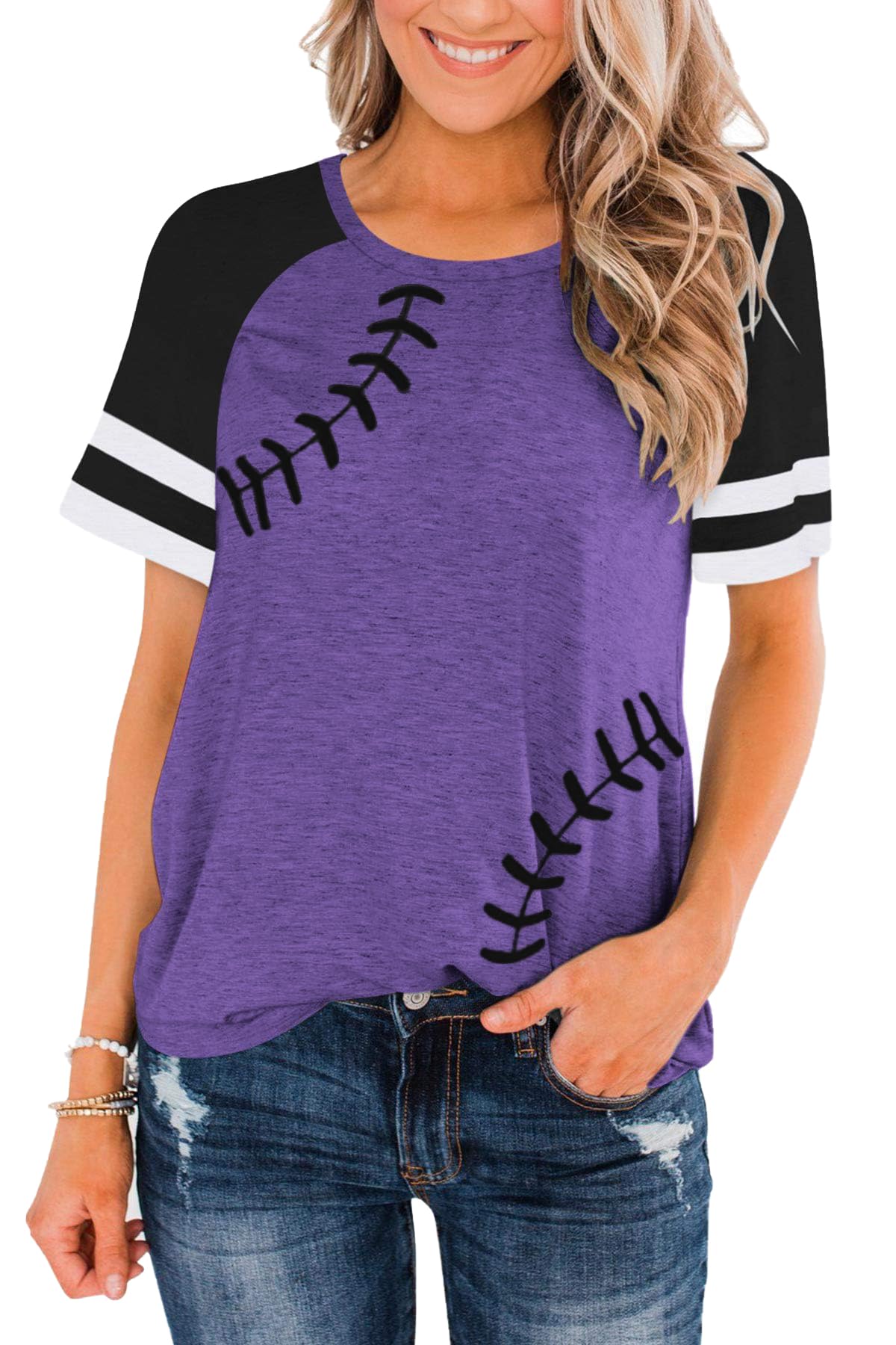 Camiseta de béisbol de mujer holgada: olvídate de la ropa incómoda 8