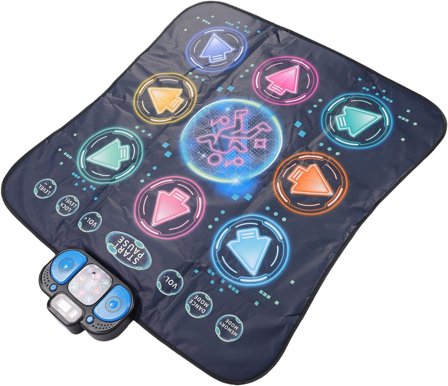 Cuifati Dance Pad, Safe Various Difficulty Levels Lightweight Enhance Teamwork Improve Children Coordination Ability Dance Mat for School
