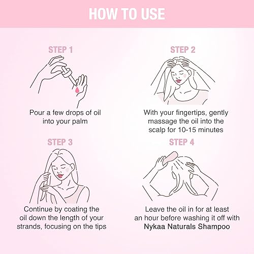 Miniatura 7 de Nykaa Naturals Aceite para el cabello para hombres y mujeres, aceite para el cabello anticaspa con vinagre de sidra de manzana y jengibre, aceite