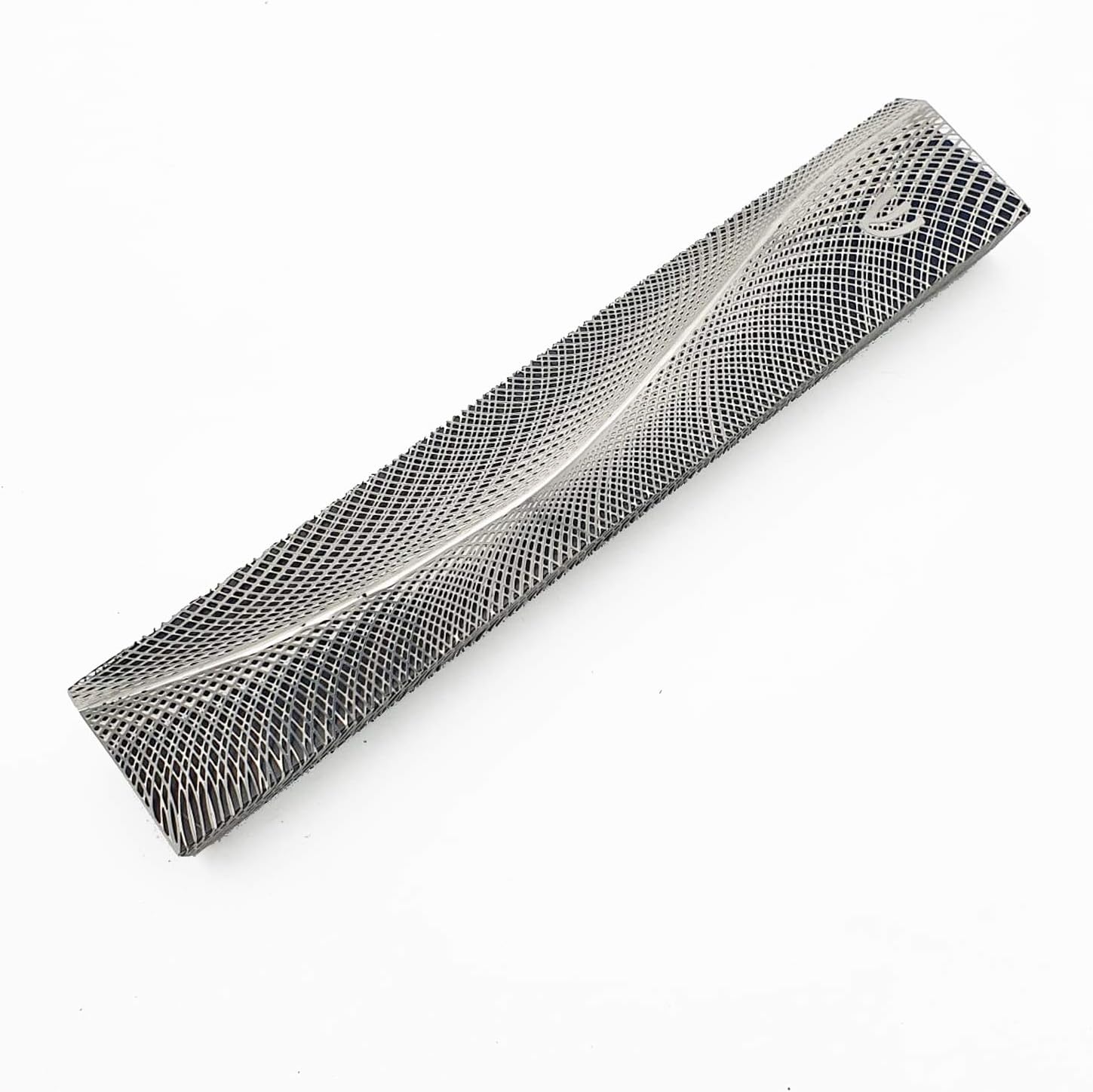 Metalace Art Ripple Silver Black 8.5 inchStainless Steel
