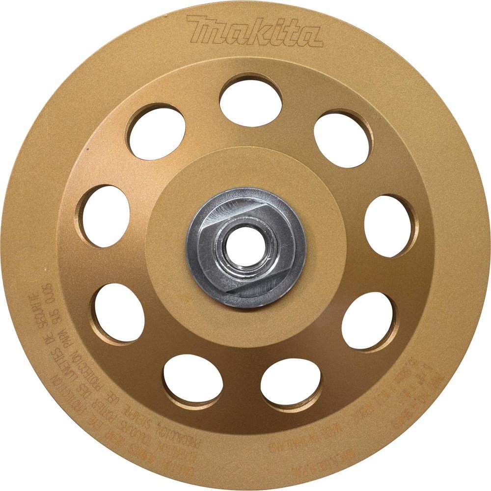 Makita A-96419 12-segmentowe turbo antywibracyjne diamentowe koło garnkowe, 18 cm