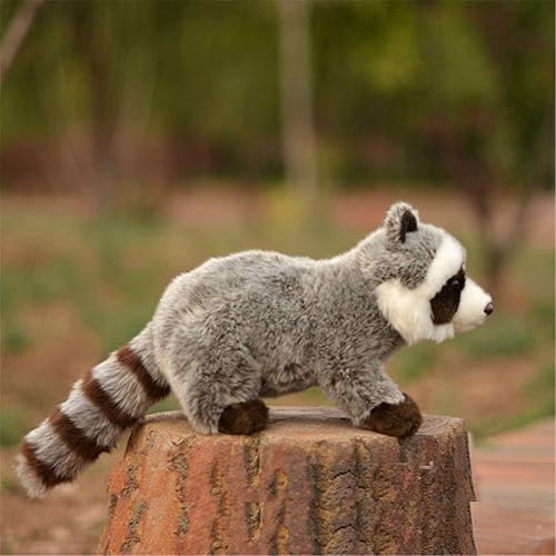 Miniatura 3 de TAMMYFLYFLY Juguete de peluche de mapache de 12 pulgadas