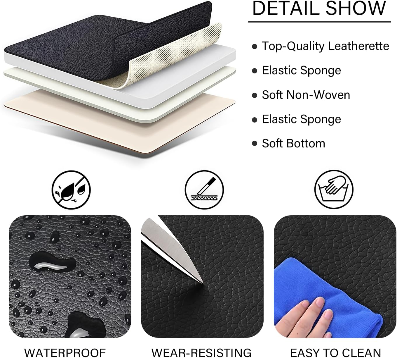 Car Seat Covers for Jeep Gladiator 2020-2025 | Car Seat Covers Front Seats | Seat Cover Easy to Install (Front Seat, Black Coffee)