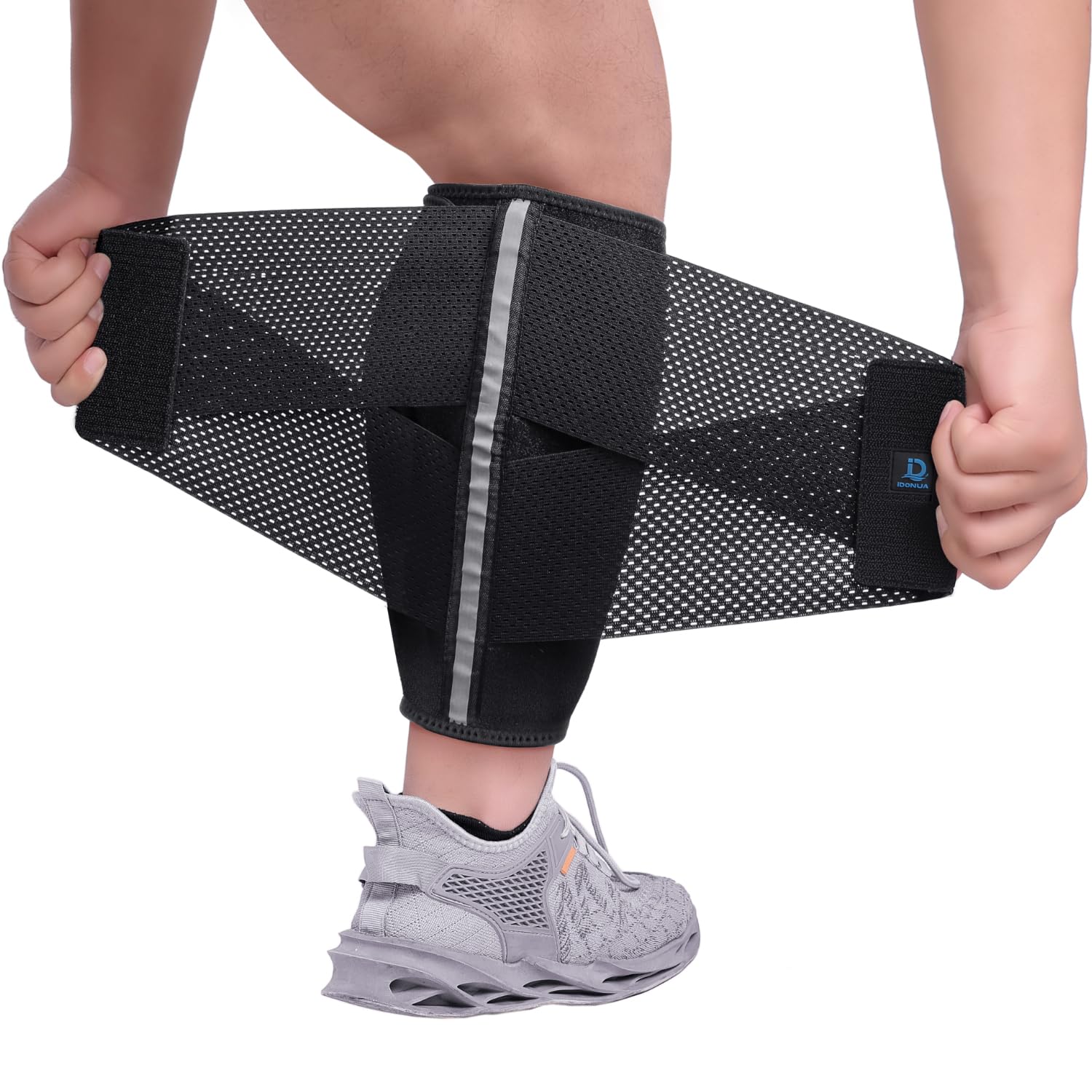 ACWOO Calf Support Compression Sleeves For Women Men, 1 Pair 23-32mmHg Class 2 Shin Splints Brace Support For Torn Muscle Pain Relief, Cramps - View #2