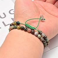 Vista 46 de 200 cuentas redondas y sueltas de cristal de cuarzo gris natural de 0.32 pulgadas (8 mm) para joyería y manualidades