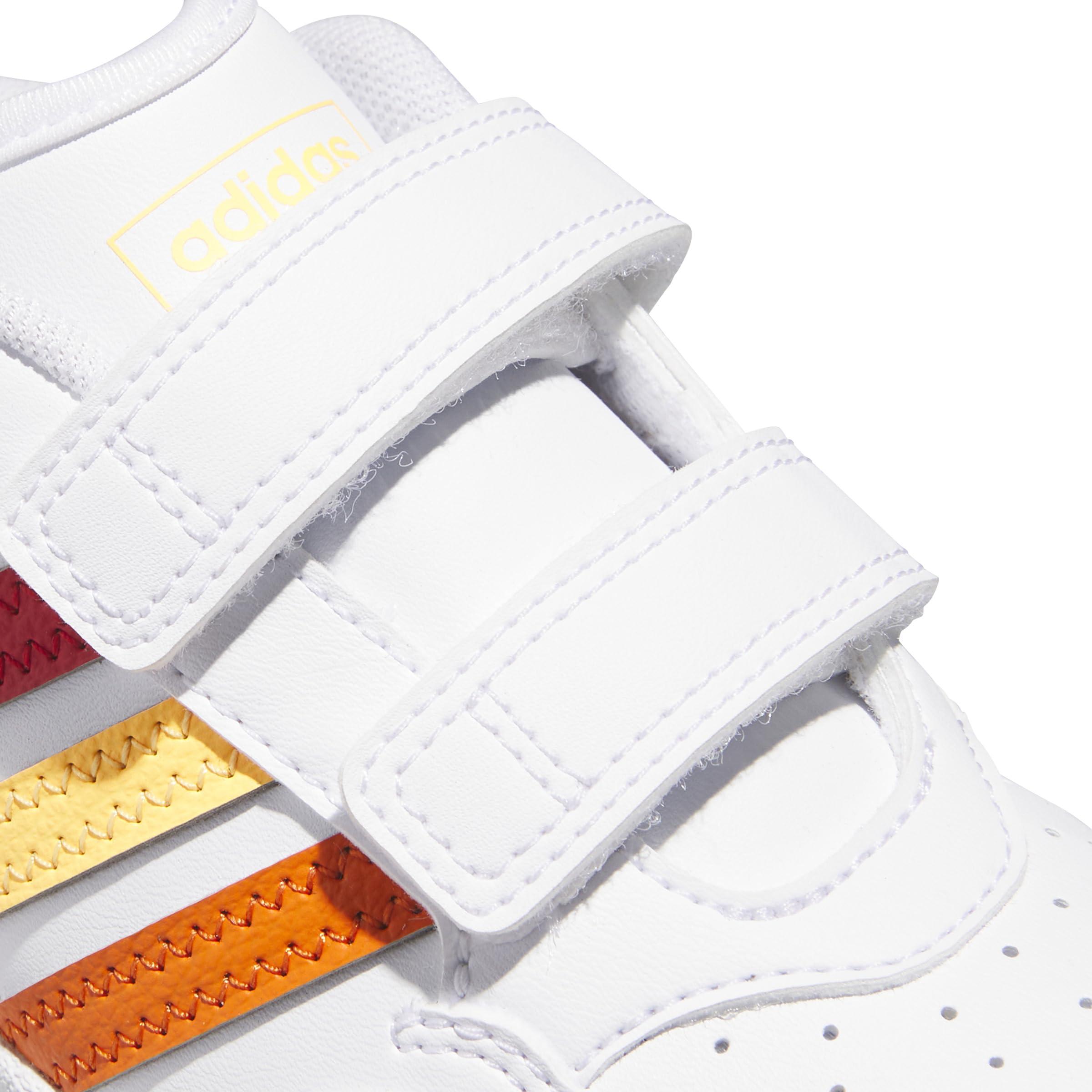 adidas Mixte Enfant Hoops 4.0 Shoes, FTWR White/Better Scarlet/Flash Orange, 34 EU