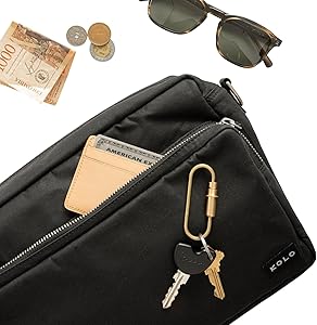 Kolo Harper Cross-Body Shoulder Bag, Organic Wax Cotton Canvas