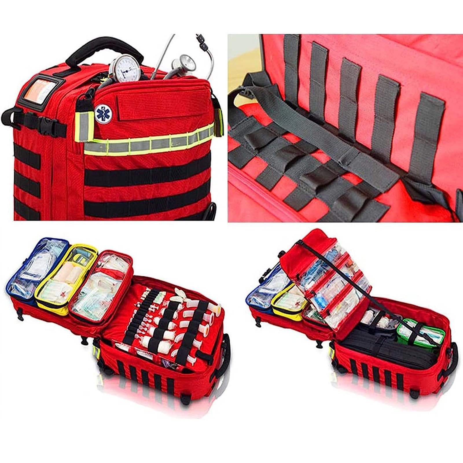 Apteczka Profesjonalny pusty zespół ratownictwa medycznego Emergency Survival Tactical Backpack Outdoor Travel Sports Trauma Bag Utility Kit