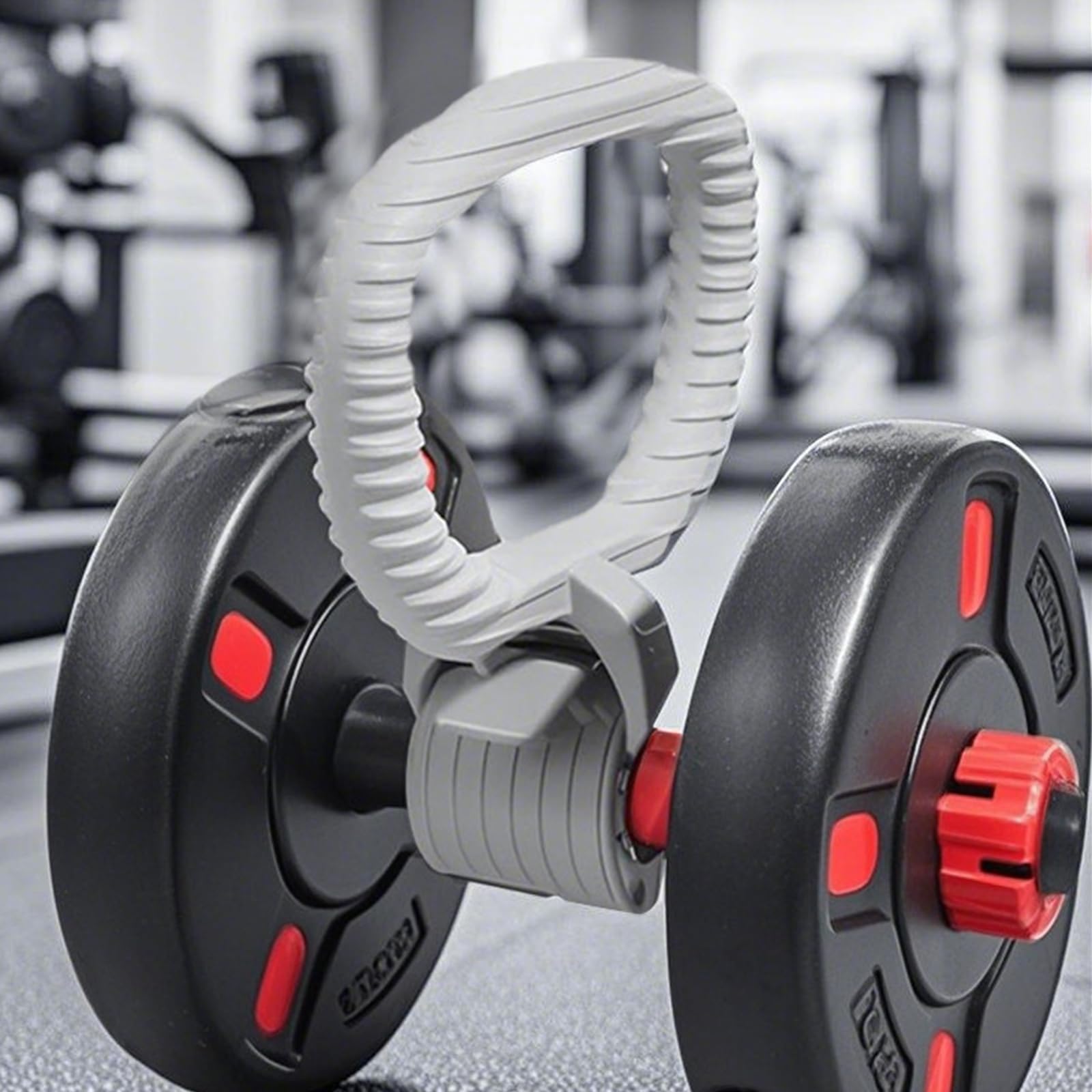 Uchwyt Do ćwiczeń, Zestaw Kettlebell/hantle, Szybki Montaż Bez Użycia Narzędzi, Udźwig 150 Kg, Pogrubiony, Wygodny Uchwyt O Szerokości 42 Mm (Black)