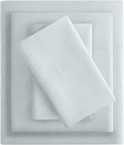 Miniatura 10 de Intelligent Design - Sábana muy suave y sin arrugas con triángulo estampado, Poliéster, Microfibra blanca, gemelo