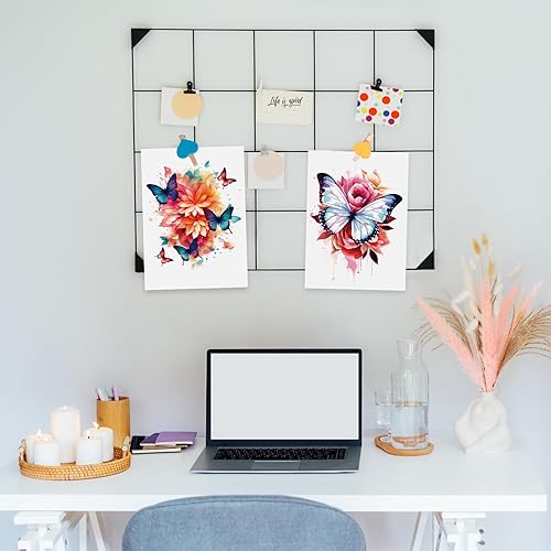 Miniatura 10 de LIVSGNISTA Impresiones artísticas botánicas para pared, decoración de hojas verdes, póster bohemio de plantas de salvia tropical para sala de estar