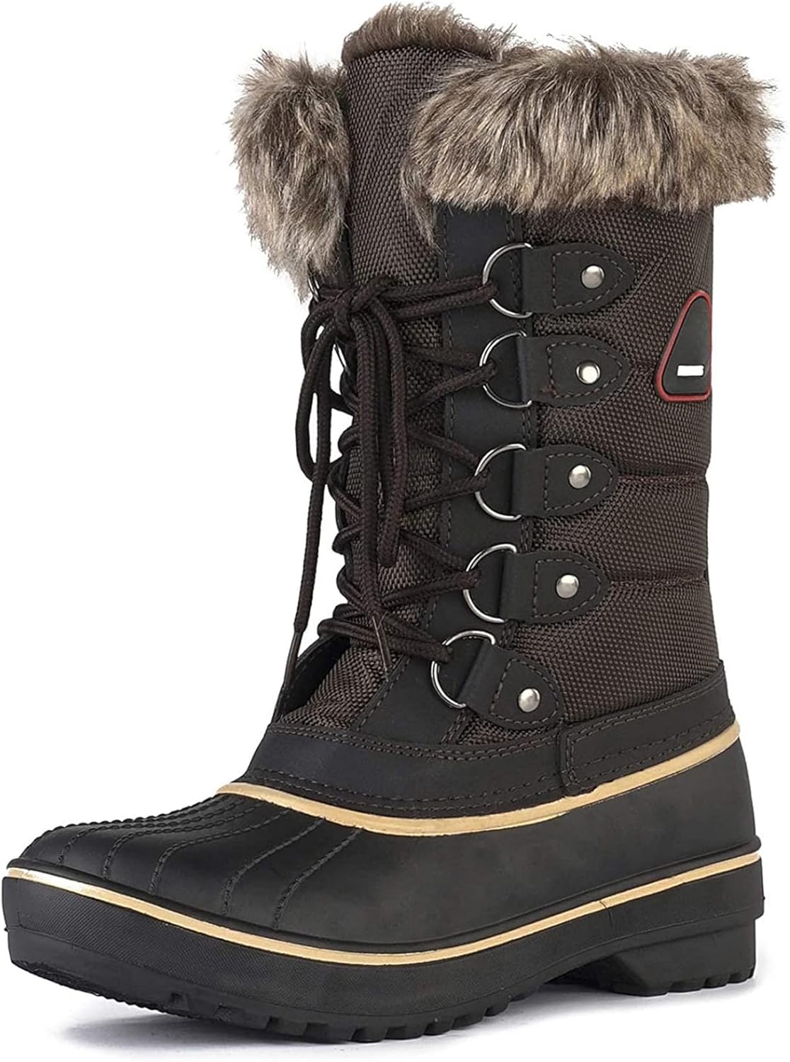  | DREAM PAIRS Women's Snow Boots,Size 5,Brown,DP-CANADA | Snow Boots